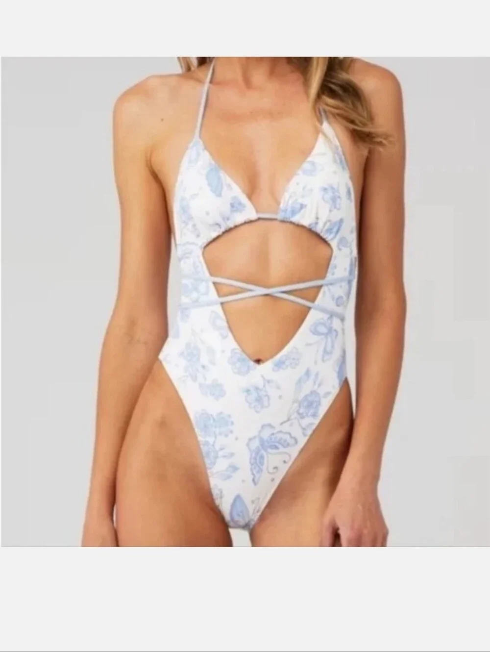 FRANKIES BIKINIS SYDNEY SWEENEY GEMMA WRAP SWIMSUIT